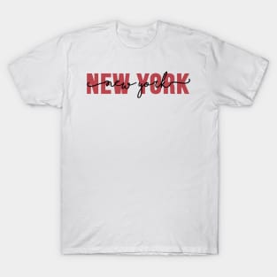 New York - Red T-Shirt